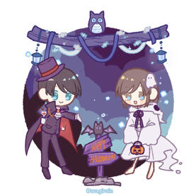 부엉 할로윈 픽크루🎃 raincoatt